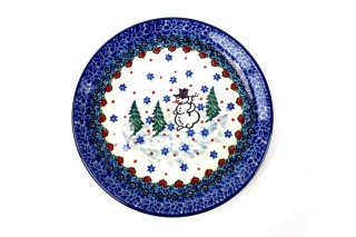 261 Bunzlau Unikat Gebaksbordje U4661 261 Gebaksbordjes